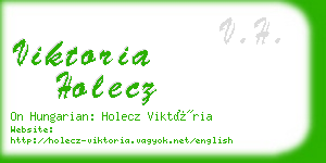 viktoria holecz business card